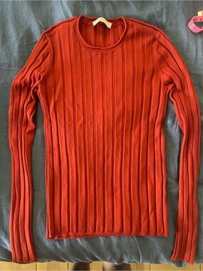 Everlane ribbed wool blend sweater